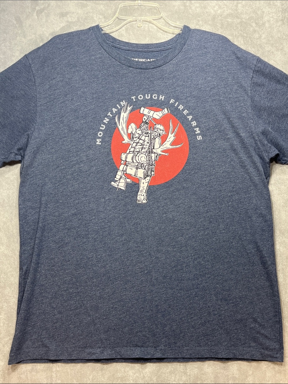 Bergara XL Mountain Tough Firearms Hunting Graphic T Shirt Blue